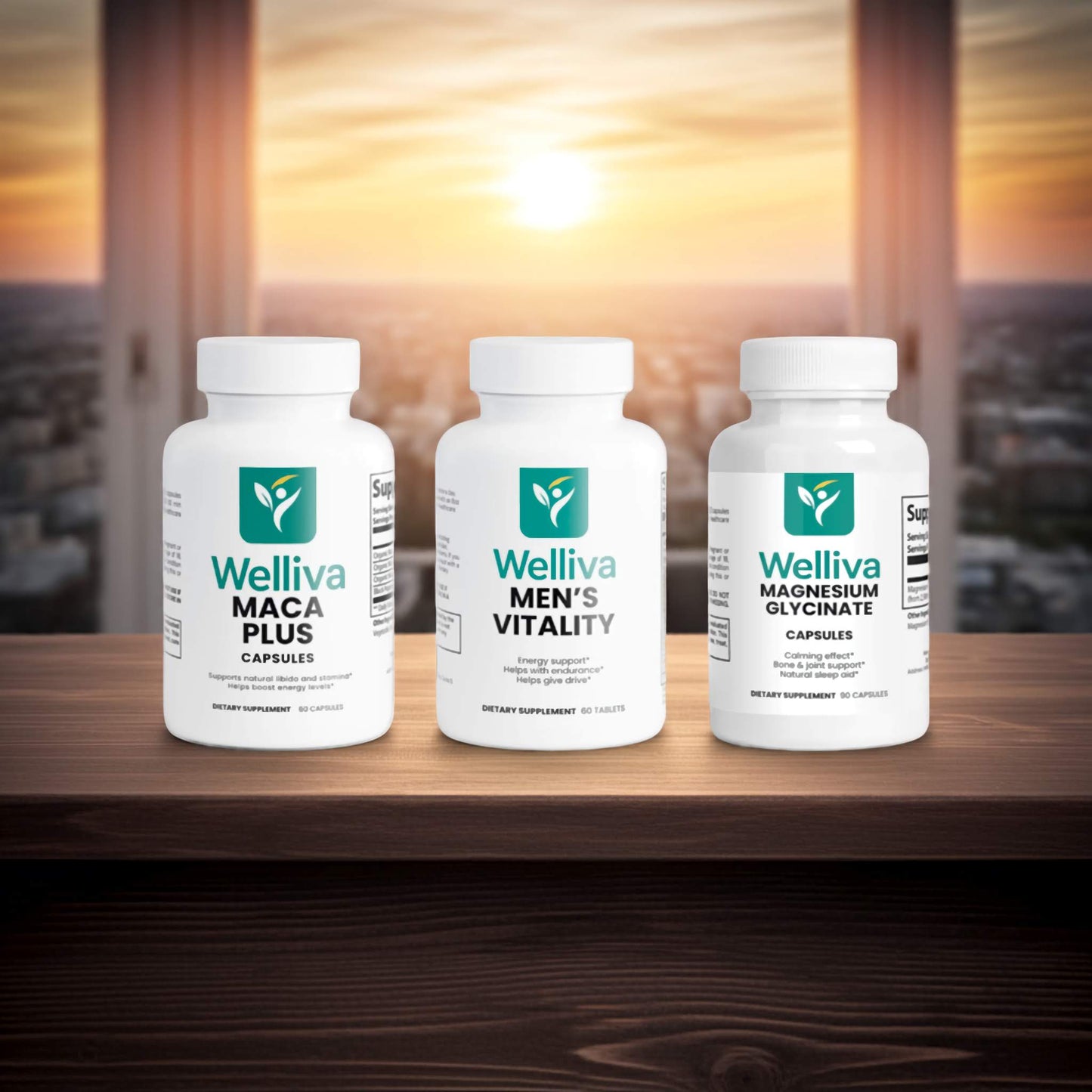 3 in 1 Men's Vitality Pack (Maca Plus + Men's Vitality + Magnesium Glycinate)