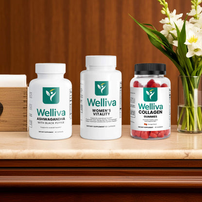 3 in 1 Women's Vitality Pack (Collagen Gummies + Women's Vitality + Ashwagandha)